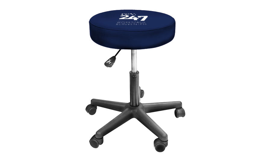 Rolling Stool with Custom Logo