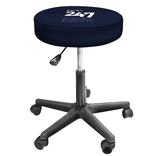 Rolling Stool with Custom Logo
