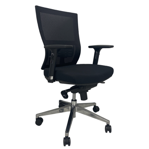 REVOC05 Mid Back Office Chair with Chrome Base